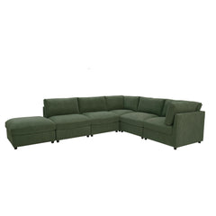 Corduroy Reversible Modular Sectional