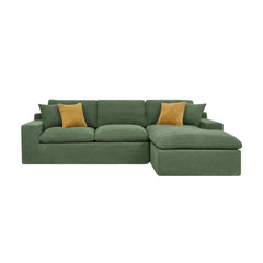 Coffee-Bean Like Upholstered Full Compressed Sectional