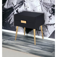 Hera Black & Gold Finish End Table