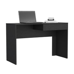 Galaxy Computer Desk with One Drawer, Black