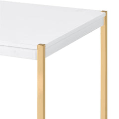 Archive White & Gold Finish Coffee Table