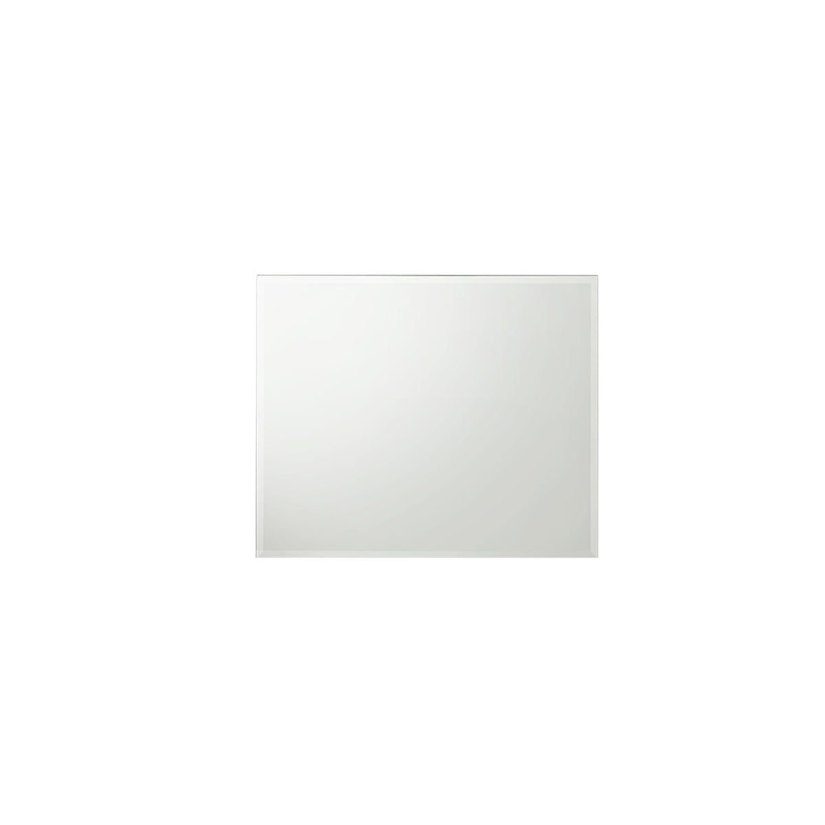 Display Contemporary Style Mirror Made with Wood in White. (INCLUDES MIRROR ONLY)