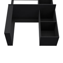 Desk Ryndon, Hutch, Black Wengue Finish