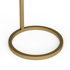 Aegisthus - C Side Table - White / Gold