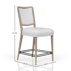 Mercury Stool in Sand Colored Finish Set of 2
