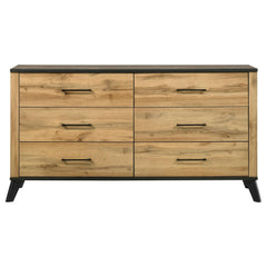 Iphigenia Natural Pine 6-drawer Dresser Cabinet
