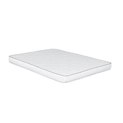 6 in. Reversible Twin Size Foam Mattress in a Box, High-density Foam Double Sided Quilted Mattress, White