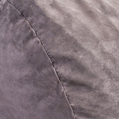 Neptune 4 Foot Cylindrical Suede Bean Bag, Charcoal