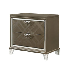 Fable Dark Champagne Finish Nightstand