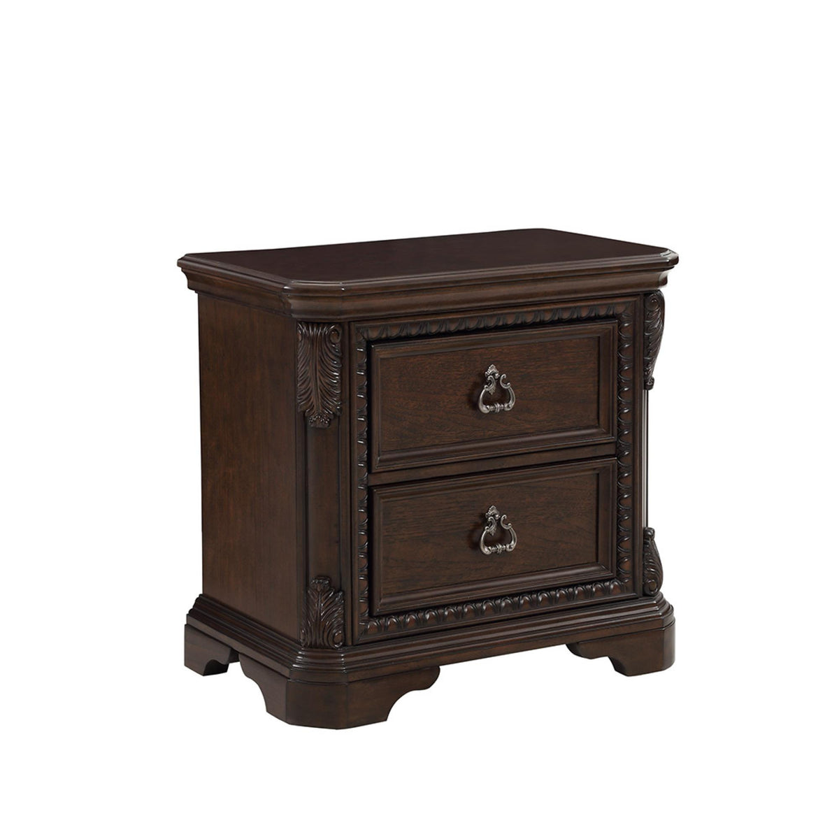 Apollo 2 Drawer Nightstand