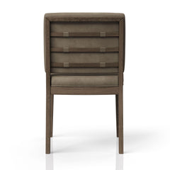 Andromache and Leather Soft Back Chair (Set of Two)
