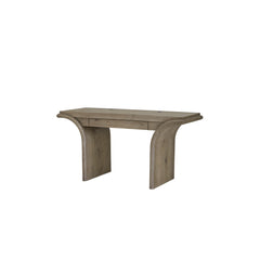 English Knotty Oak Waterfall Accent Desk