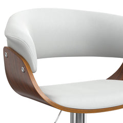 Odyssey - Adjustable Swivel Bar Stool - White