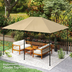 10' x 13' Gazebo Canopy Replacement Roof for 84C-116, Khaki