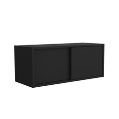 Zeus 32"W x 13" H Wall Cabinet with Sliding Doors , Wall Shelf, Storage Cabinet, Bedroom, Office, Living Room, Garage