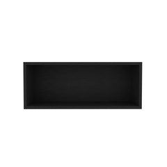 Wenge Rock Wall Cabinet with Open Storage