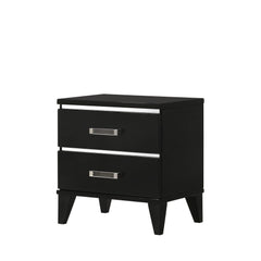 Genesis Black Finish Nightstand