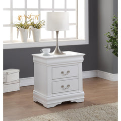 Nirvana Philippe White Finish Nightstand