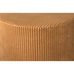 Corduroy Upholstery Full Compressed Ottoman