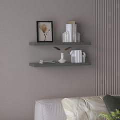Hercules 31.5" Wide Floating Shelves Set of 2, Shelves for Wall Decor for Bedroom, Bathroom Storage Shelves, Book Shelves for Living Room