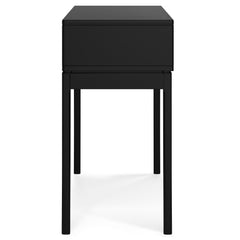 Hephaestus 54 inch Wide Solid Wood Console Sofa Table in Black
