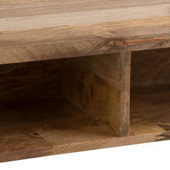 Nova 48 inch Wide Solid Mango Wood Lift Top Coffee Table in Natural