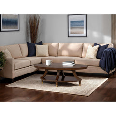Modern Style 1pc Oval Cocktail Table Gold Legs Dark Cherry Finish Primary Living Room