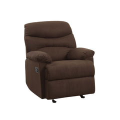 Valhalla Chocolate Microfiber Motion Glider Recliner