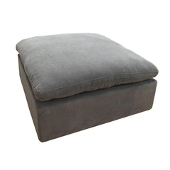 Coffee Bean Like Upholstery Full Compressed Ottoman