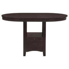 Treasury Black and Espresso 5-piece Counter Height Dining Set
