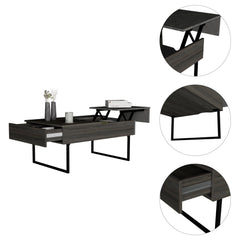 Lift Top Coffee Table 2 Dazza, One Drawer, Espresso / Onyx Finish