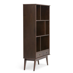 Galaxy Mid Century Wide Bookcase and Storage Unit