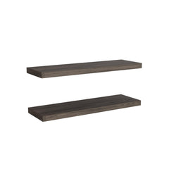 Hercules 31.5" Wide Floating Shelves Set of 2, Shelves for Wall Decor for Bedroom, Bathroom Storage Shelves, Book Shelves for Living Room
