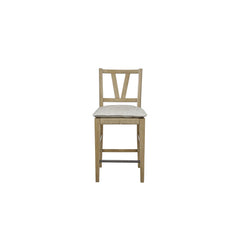 Mercury Height Slat Back Chair - Cashew (Set of 2)