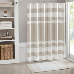 Polyxena Curtain with 3M Treatment Taupe 72x72"