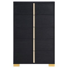 Eternity Black 5-drawer Chest