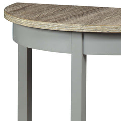 Ode Natural Oak & Gray Finish Console Table