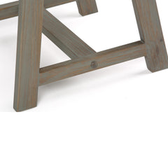 Crest - End Table - Distressed Grey