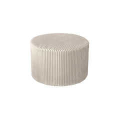 Corduroy Upholstery Full Compressed Ottoman