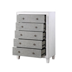 Sanctuary Rustic Gray & Weathered White Finish Chest