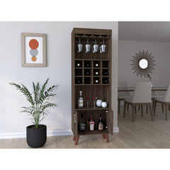 Bar Cabinet Bull, Living Room, Dark Walnut
