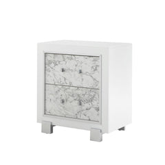 HAVEN MARBLE WHITE NIGHTSTAND