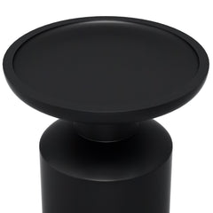 Elysium Solid Mango Accent Table in Black