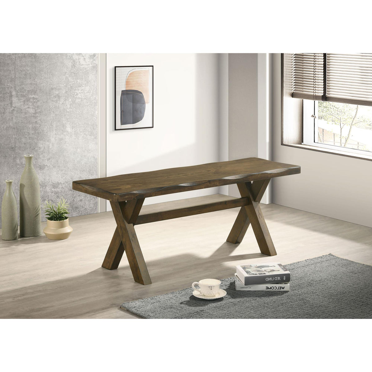 Iphigenia Nutmeg Dining Bench