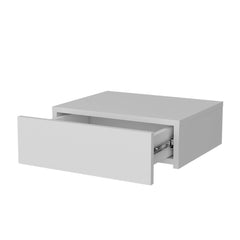 White Wall-Mounted Floating Nightstand