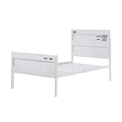 Odysseus White Finish Full Bed