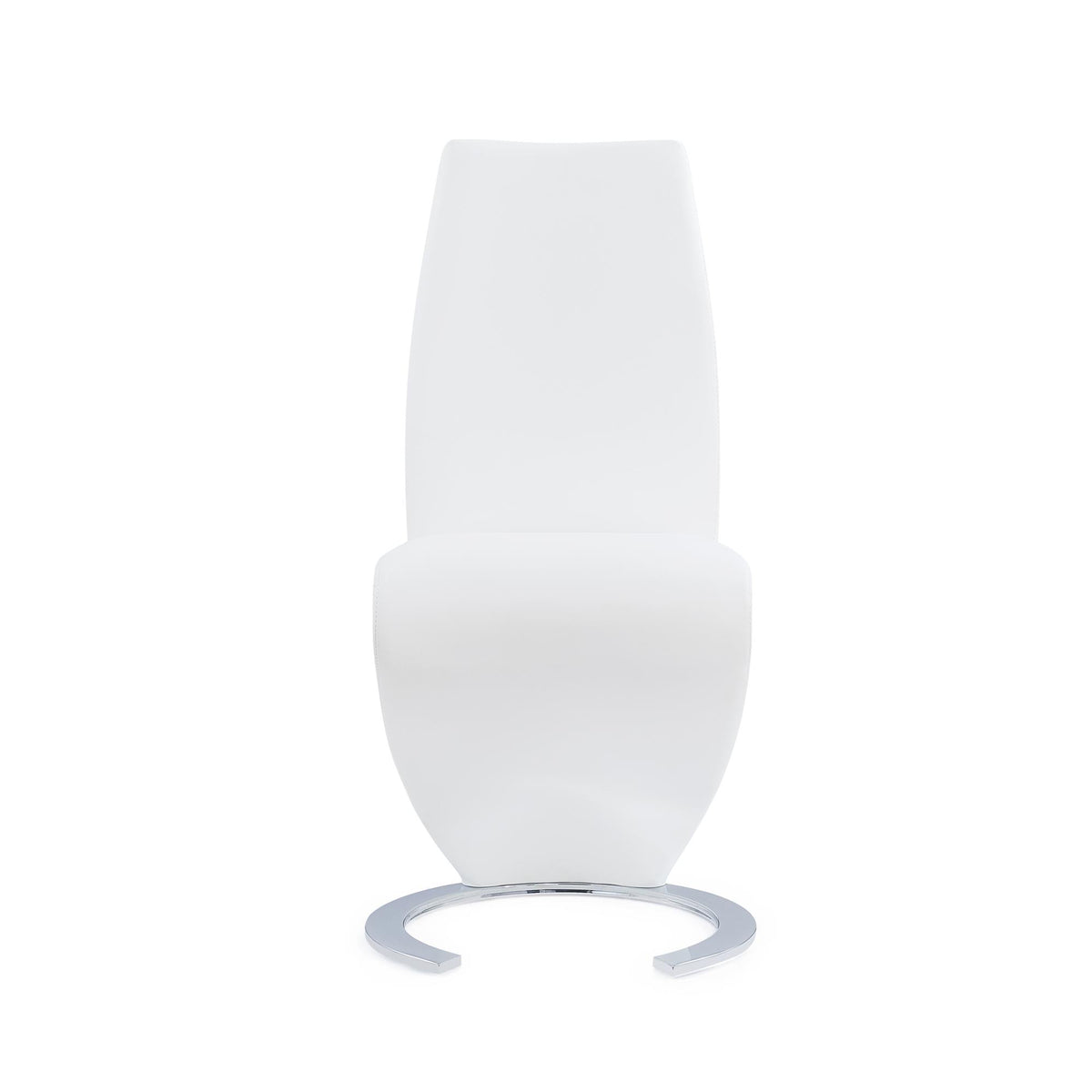 EPIMETHEUS HORSESHOE WHITE DINING CHAIRS (KIT OF 2)