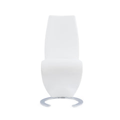 EPIMETHEUS HORSESHOE WHITE DINING CHAIRS (KIT OF 2)