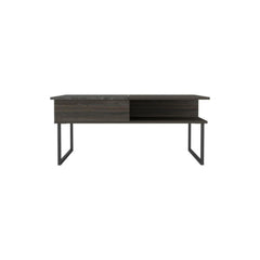 Lift Top Coffee Table Juvve, One Shelf, Carbon Espresso / Onyx Finish