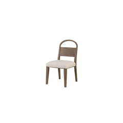 Wood Arch Back Chair - Cocoa/ White Sand (Set of 2)